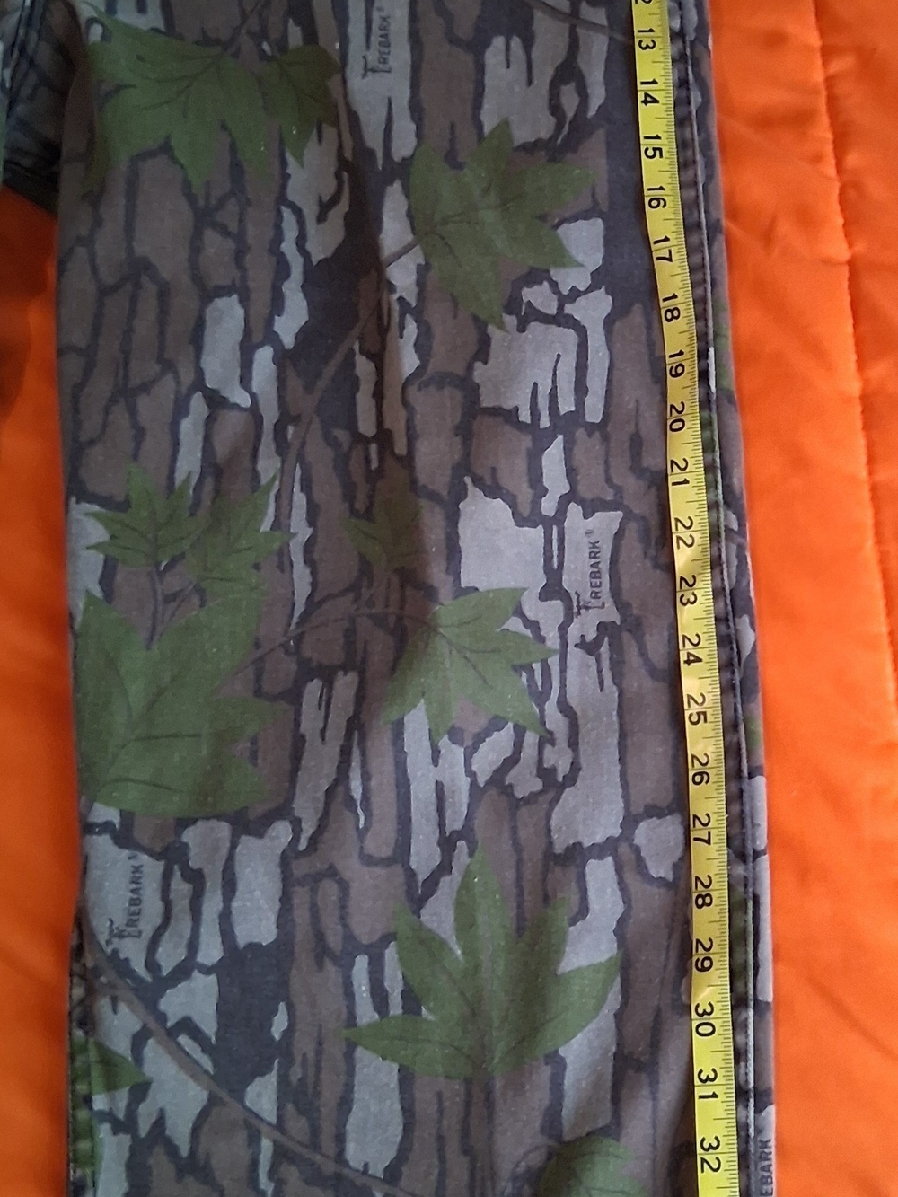 Vintage Pointer Brand Trebark Camo Pants 40W Made In USA Hunting Outdoors - Picture 6 of 7